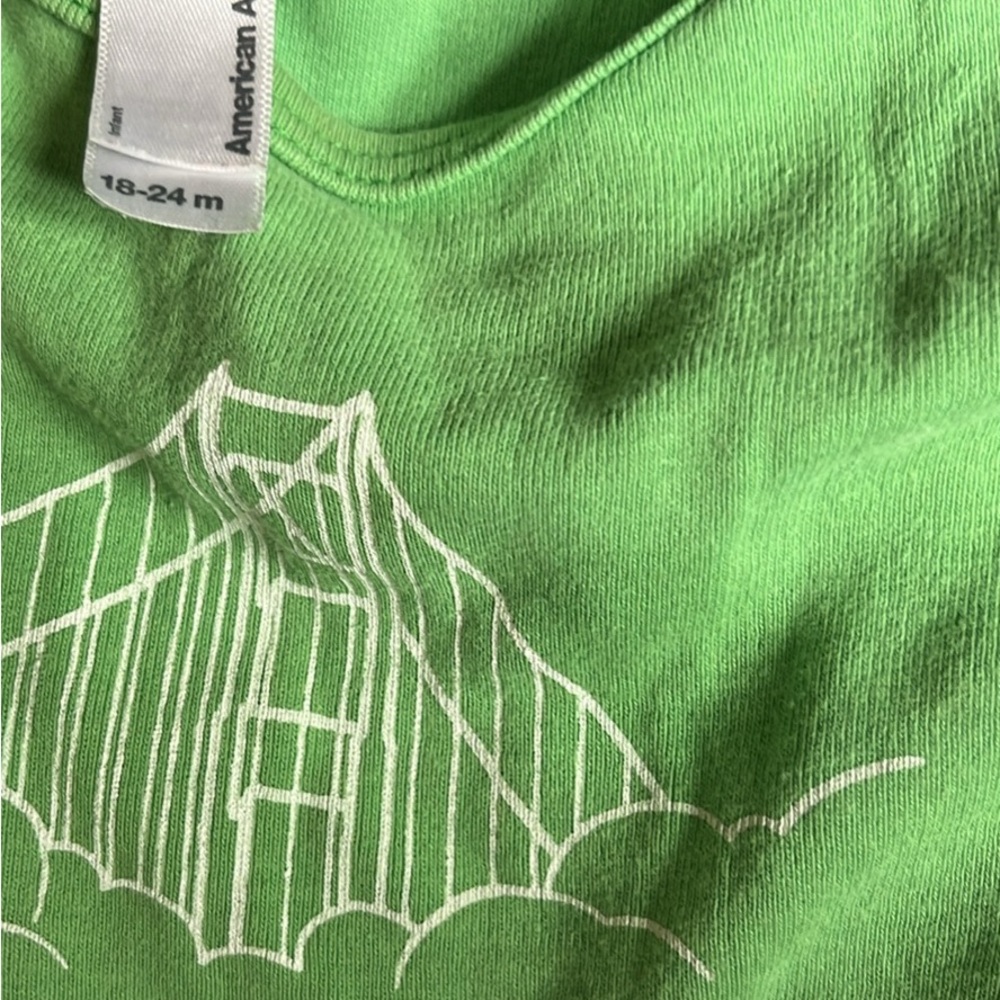 American Apparel Toddler onesie bodysuit with San Fransiscographic